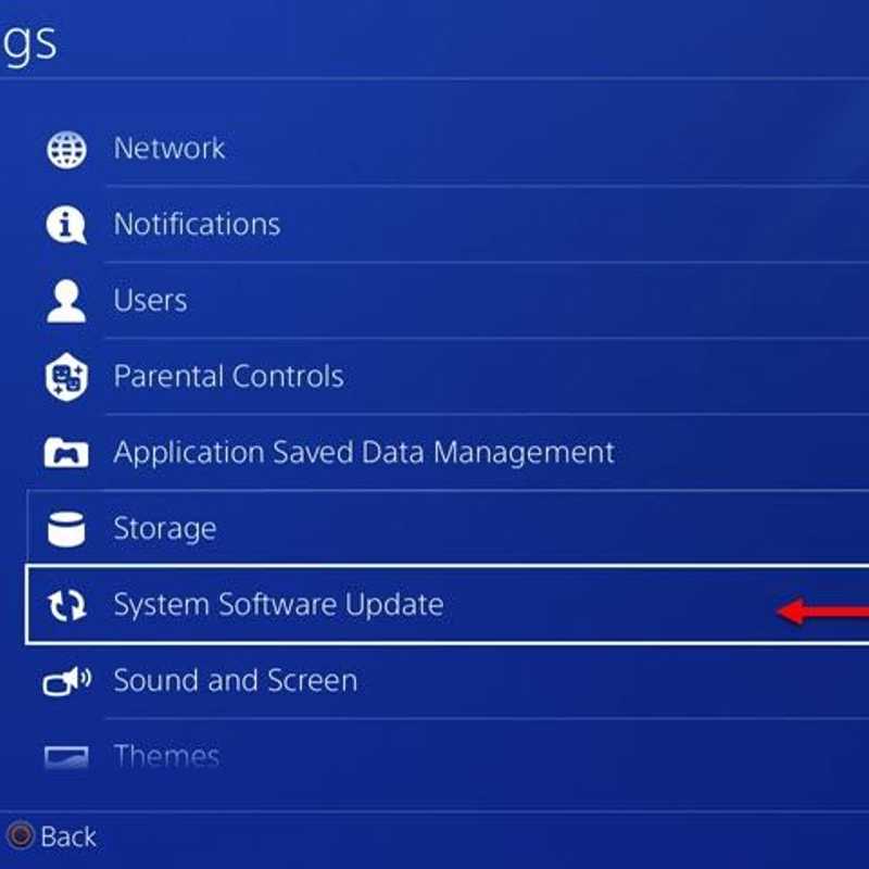 Check for System Software and Game Update