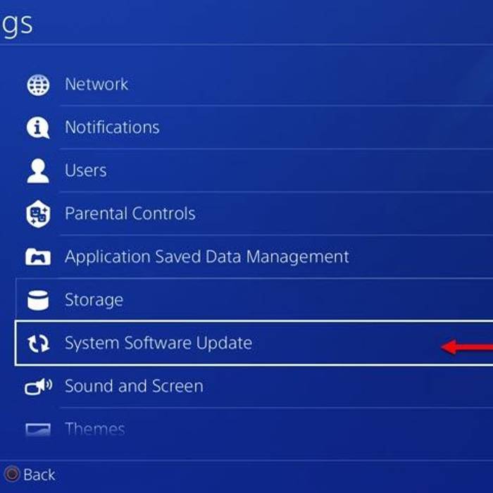 Update the system software