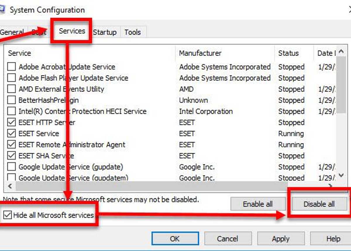 Set Windows in Good State