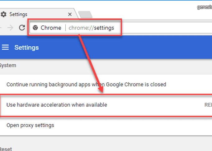 Disable Use hardware acceleration when available
