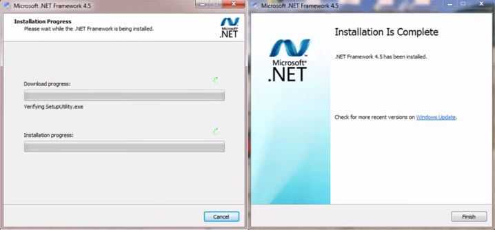 Install Microsoft .NET Framework and Microsoft Visual C++ Redistributable