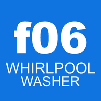 f06 WHIRLPOOL washer