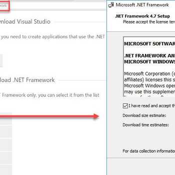 Install or Update Microsoft NET Framework to the latest version