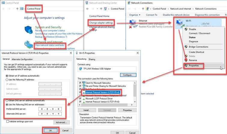 Change DNS IPv4 Settings Manually