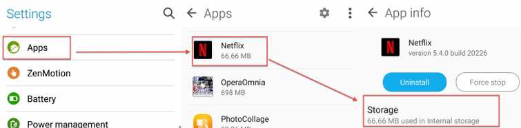 Clear Netflix Data