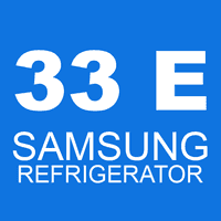33 E SAMSUNG refrigerator