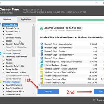 Increase Free Storage Space and Virtual Memory