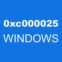 0xc000025 WINDOWS