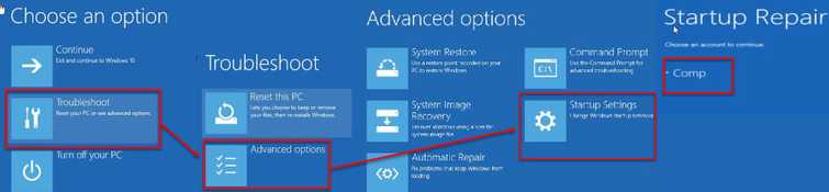 Use Windows 10 Startup Repair