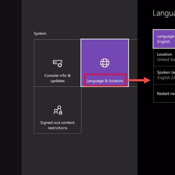 Set Language &amp; Location