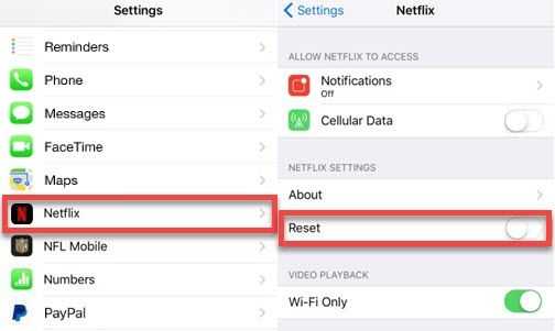 Reset Netflix on iPhone, iPad, or iPod touch