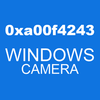0xa00f4243 WINDOWS camera
