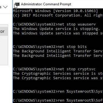 Reset the Windows Update components manually