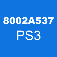 8002A537 PS3