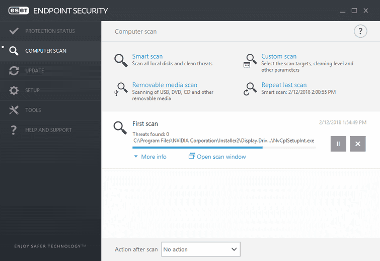 Scan PC with updated Antivirus