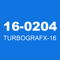 16-0204 TURBOGRAFX-16