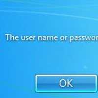 Enter Valid Username and Password or call Network Admin