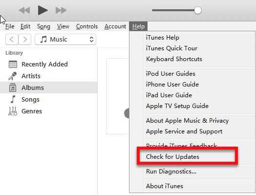 Check if something is interrupting iTunes' connection to the Apple server