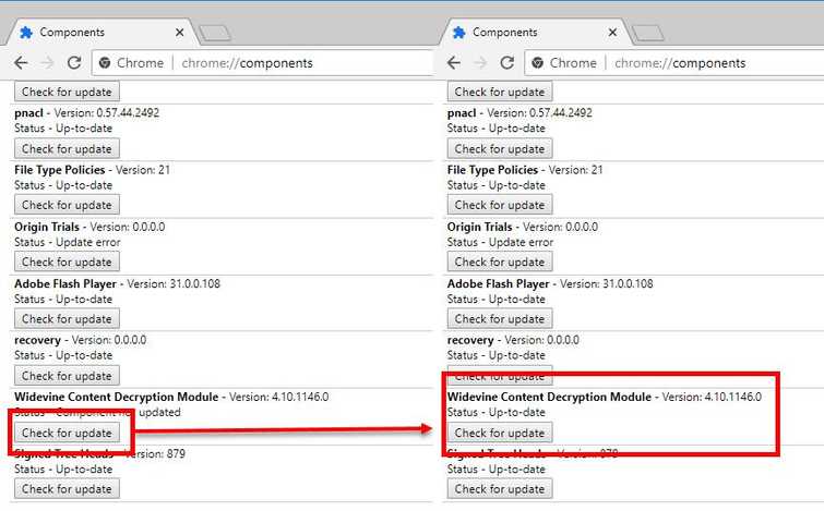 Update Widevine Content Decryption Module