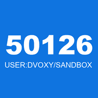 50126 USER:DVOXY/SANDBOX
