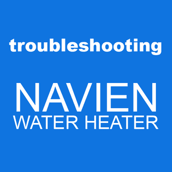 troubleshooting NAVIEN water heater