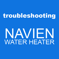 troubleshooting NAVIEN water heater
