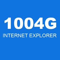 1004G INTERNET EXPLORER