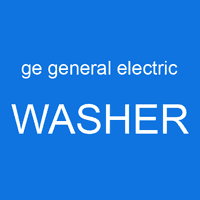 ge general electric WASHER