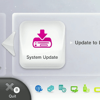 Do a system update or game update