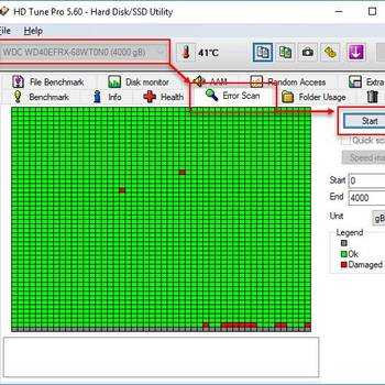 Test Hard Disk Drive