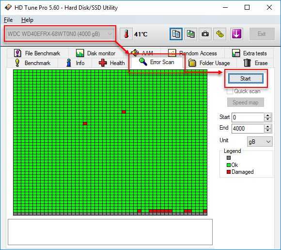 Test Hard Disk Drive