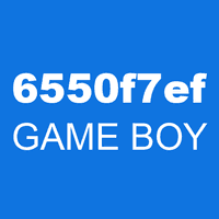 6550f7ef GAME BOY