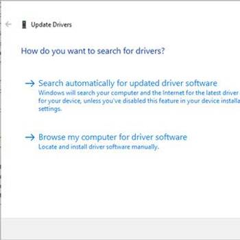Install or Update Driver