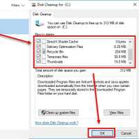 Run Disk Cleanup and CCleaner
