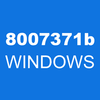 8007371b WINDOWS