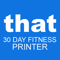that 30 DAY FITNESS printer