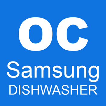 How do you fix an OC code error on a Samsung dishwasher?