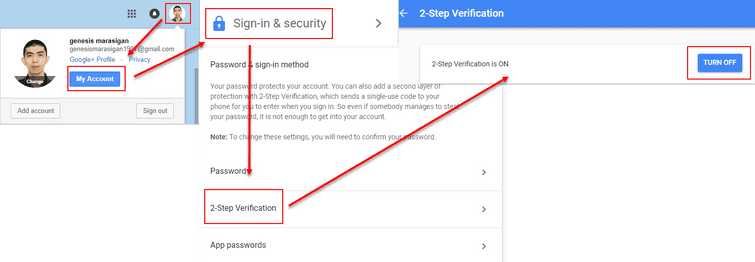 Disable Two-Step Verification