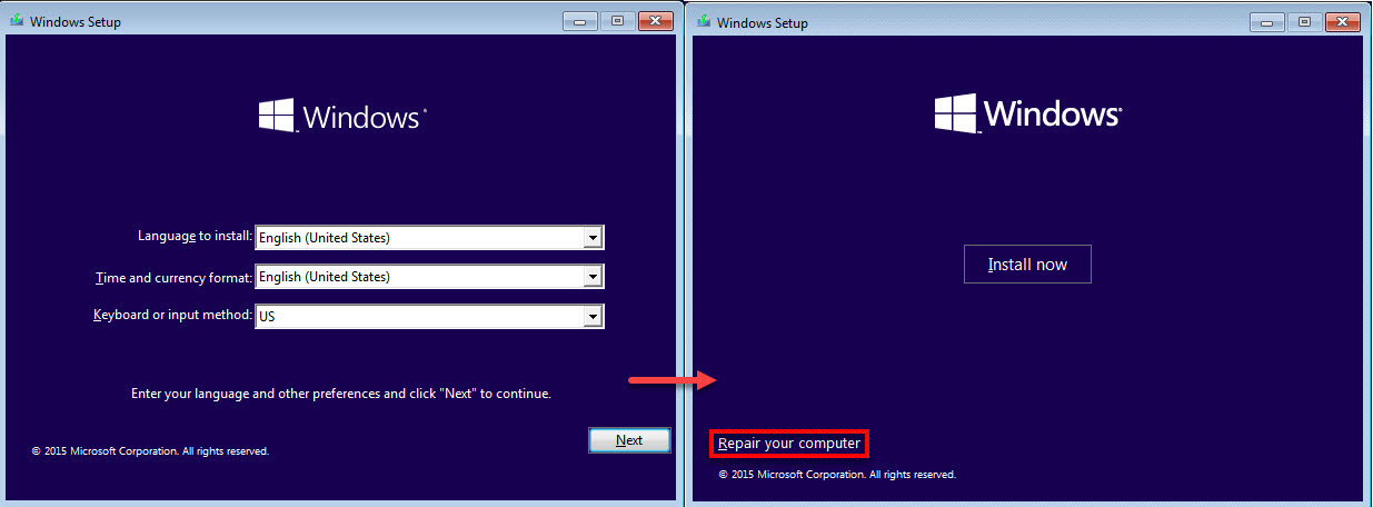 how to fix windows 10 error code 0xc0000225 error solutions windows 10 repair